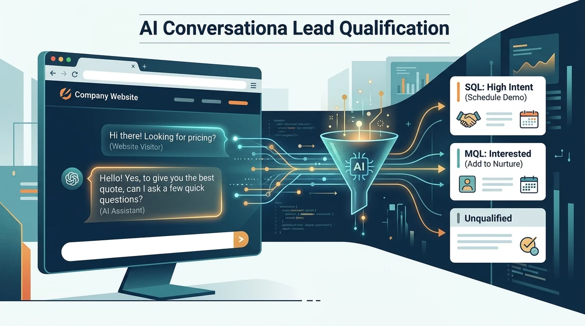What AI Lead Qualification Actually Does on Your Site