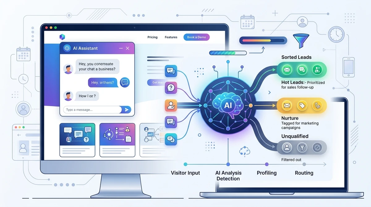 What AI Lead Qualification Actually Does on Your Site
